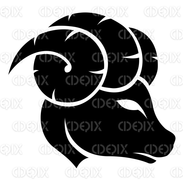 Black Aries Astrological Zodiac Star Sign and Horoscope | Cidepix